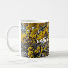自然の花開く コーヒーマグカップ