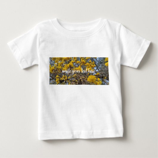 自然の花開く ベビーTシャツ (正面)