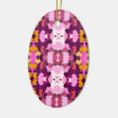 自然の花 セラミックオーナメント (左)