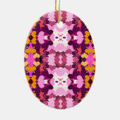 自然の花 セラミックオーナメント (裏面)