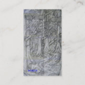 自然の芸術または入れ墨の店の名刺 名刺 (裏面)