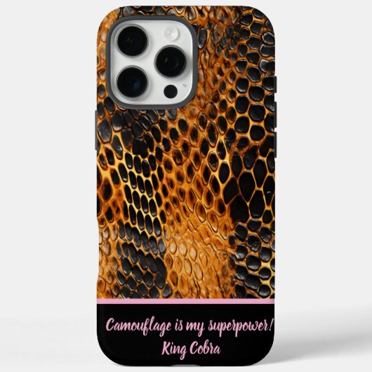 自然の芸術を表現するカラフルなヘビの革 Case-Mate iPhoneケース (裏面)