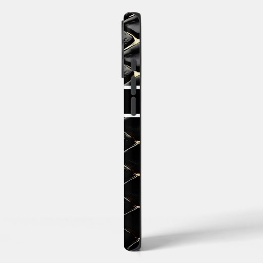 自然の芸術性を誇示するギラギラの蛇皮 Case-Mate iPhoneケース (裏面 / 左)
