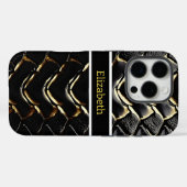 自然の芸術性を誇示するギラギラの蛇皮 Case-Mate iPhoneケース (裏面 (横))