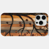 自然の芸術：木製プランクトリーのモザイクの電話ケース Case-Mate iPhoneケース (裏面 (横))