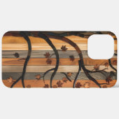 自然の芸術：木製プランクトリーのモザイクの電話ケース Case-Mate iPhoneケース (裏面 (横))