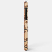 自然の芸術：木製プランクトリーのモザイクの電話ケース Case-Mate iPhoneケース (裏面/左)