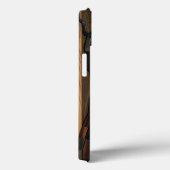 自然の芸術：木製プランクトリーのモザイクの電話ケース Case-Mate iPhoneケース (裏面 / 右)