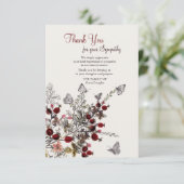 自然の葬式のサンキューカード サンキューカード (スタンド正面)