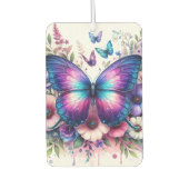 自然の表情を吸い込む:バタフライカー カーエアーフレッシュナー (正面)