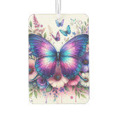 自然の表情を吸い込む:バタフライカー カーエアーフレッシュナー (裏面)