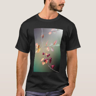 自然の詩的な葉の果実Tシャツ Tシャツ