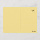 自然の調和水彩スプリングタイムフォレストバード ポストカード (裏面)