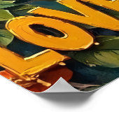 自然の調和:クマのブンブン ポスター (角)