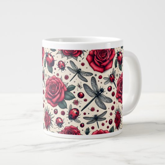 自然の調和» ジャンボコーヒーマグカップ (正面右)