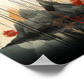 自然の調和：穏やかなシーン ポスター (角)