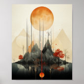 自然の調和：穏やかなシーン ポスター (正面)