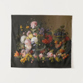 自然の豊かさ：まだ花と果実 タペストリー (正面(横))