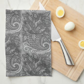 自然の豊かな動物、野生生物のココピアタオル キッチンタオル (四つ折り)