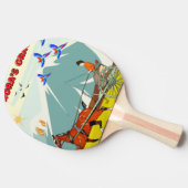 自然の輝き、強化調和 卓球ラケット (横)