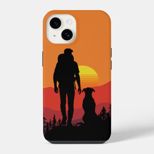自然の退屈な冒険 iPhoneケース (裏面)