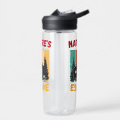 自然の逃避 - キャンパーの生活 ウォーターボトル (左面)