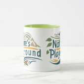 自然の遊び場 マグカップ (中央)