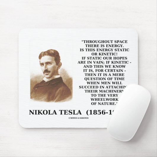 自然の運動エネルギーの引用文のWheelwork マウスパッド (マウス)