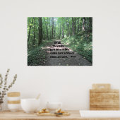 自然の道に関する引用文 ポスター (キッチン)