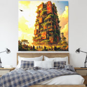 自然の都市返還 キャンバスプリント (インサイチュ (寝室))