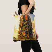 自然の都市返還 トートバッグ (クローズアップ)