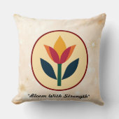 「自然の開花書」 クッション (正面)