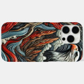 自然の雄大さ イーグル アートワーク Case-Mate iPhoneケース (裏面 (横))