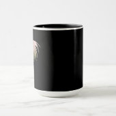 自然の雄鶏 ニワトリ 森林スタイル マグカップ (中央)