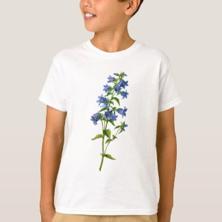 自然の青いイラクサ描キヒキ Tシャツ