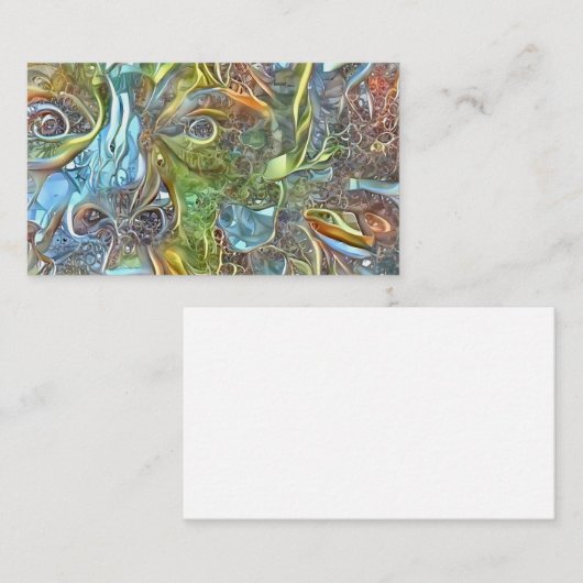 自然の顔 名刺 (正面/裏面)