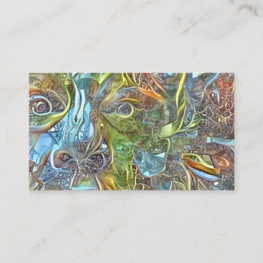 自然の顔 名刺 (正面)