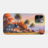 自然の風景と湖とヤシの木–34219 Case-Mate iPhoneケース (裏面(横))