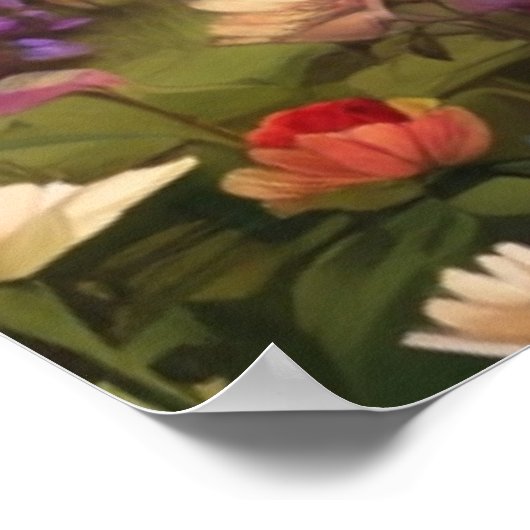 自然の風景と湖の他のコテージ-4455 ポスター (角)