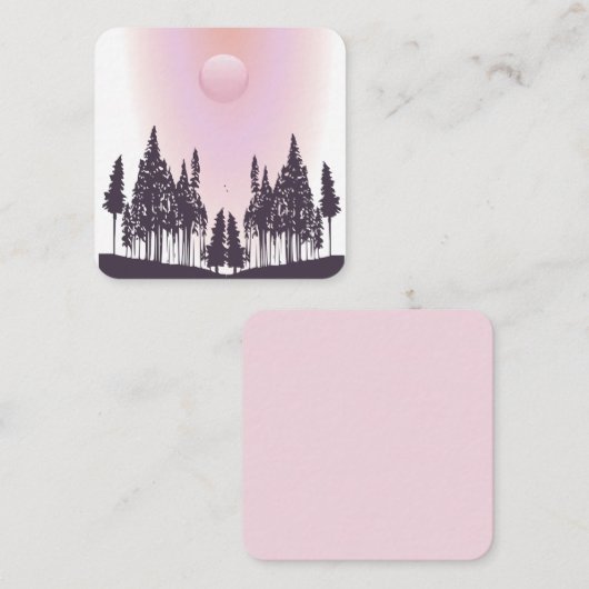 自然の風景のメモカード ノートカード (正面/裏面)