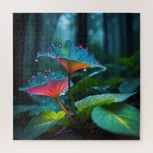 自然の風景の中でクローズアップ ジグソーパズル (縦)