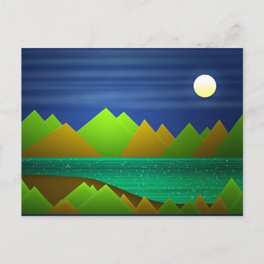 自然の風景ポストカード ポストカード (正面)