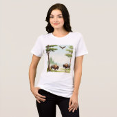 自然の風景 トライブレンドTシャツ (正面全面)