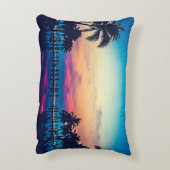 自然の風景（プールパームツリー付き）–25925 アクセントクッション (裏面(縦))