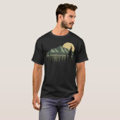 自然の風景 レトロ ハイキング ヴィンテージ Tシャツ (正面フル)