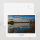 自然の風景 湖 空 ベラルーシ ポストカード (正面/裏面)