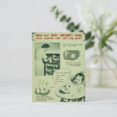 自然の食べ物 – ヴィンテージ ポストカード (スタンド正面)