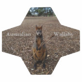 「自然の饗宴：ワラビーのおやつのときの休憩」 サッカーボール (フラット)