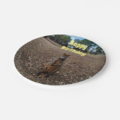 「自然の饗宴：ワラビーのおやつのときの休憩」 ペーパープレート (アングル)