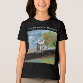 自然の驚異 シーズンオウルペインティング トライブレンドTシャツ (正面)
